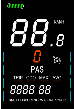 LCD Display for Electric Bikes
