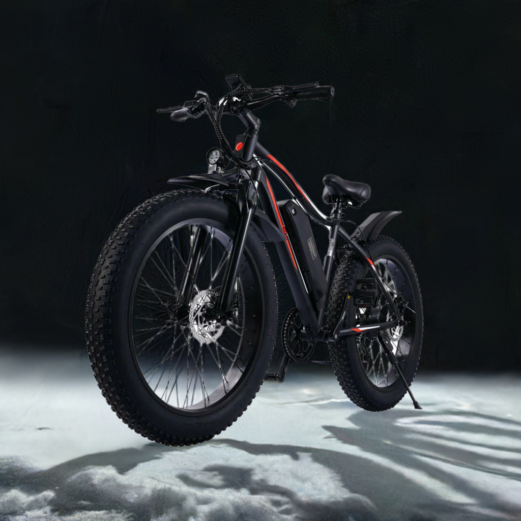 TAURUS E-Bike - All-Terrain, 26" Fat Tires, Hydraulic Disc Brakes